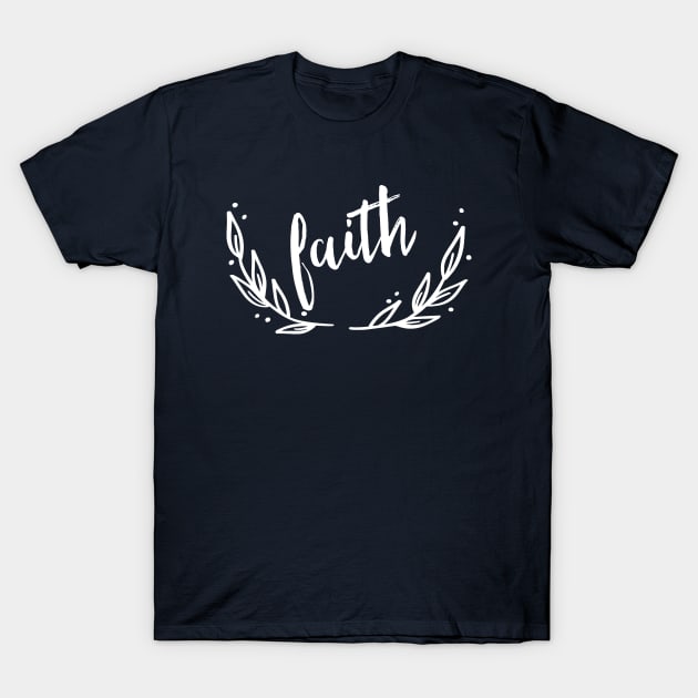 Faith Crown T-Shirt by chrissyloo